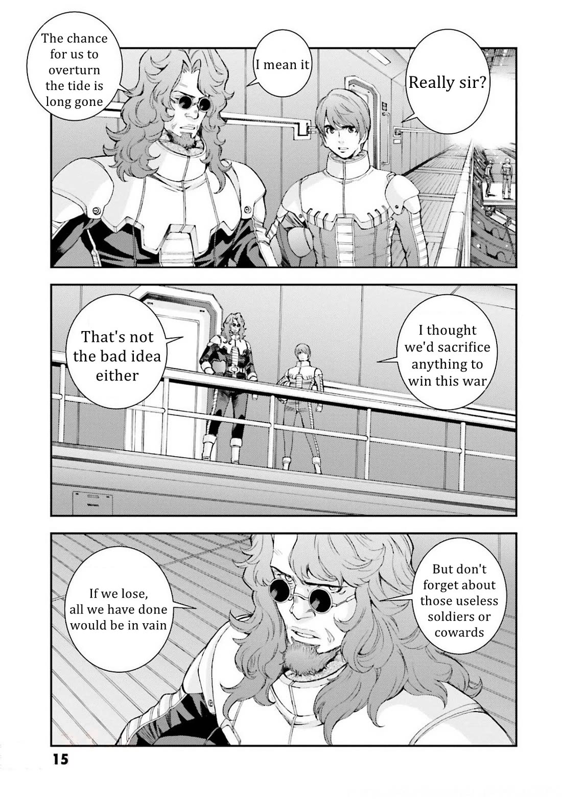 Kidou Senshi Gundam MSV-R: Johnny Ridden no Kikan Chapter 101 page 13 - Chapter 101: TO REDO