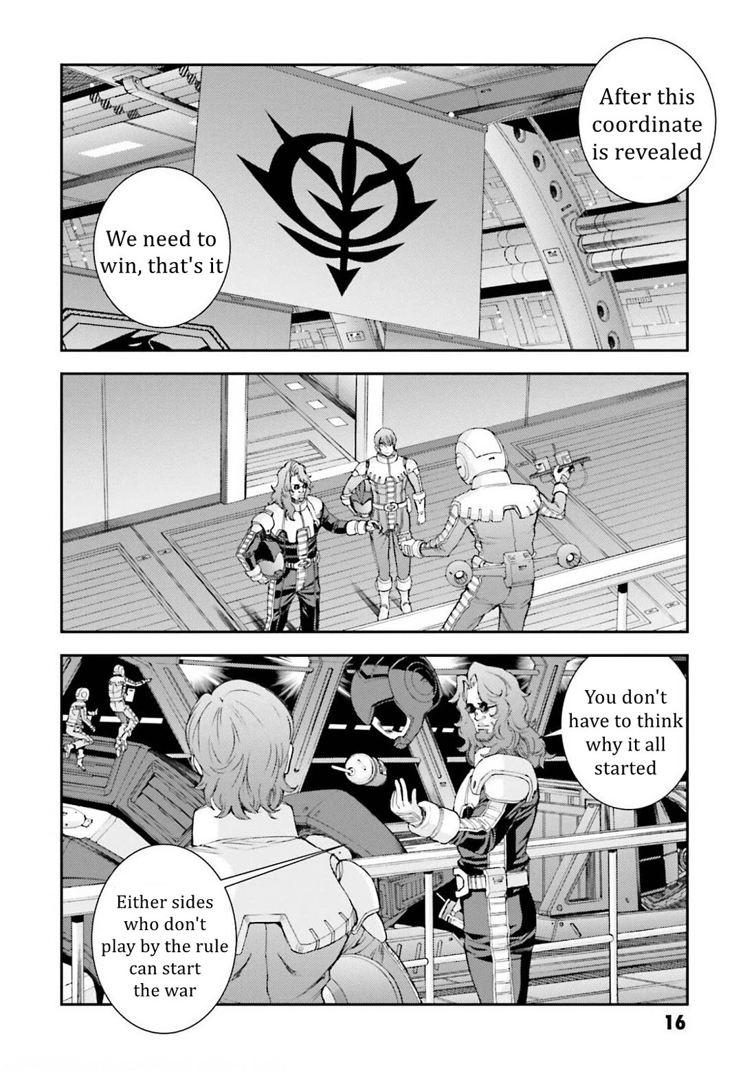 Kidou Senshi Gundam MSV-R: Johnny Ridden no Kikan Chapter 101 page 14 - Chapter 101: TO REDO