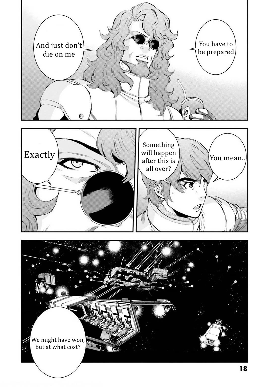 Kidou Senshi Gundam MSV-R: Johnny Ridden no Kikan Chapter 101 page 16 - Chapter 101: TO REDO