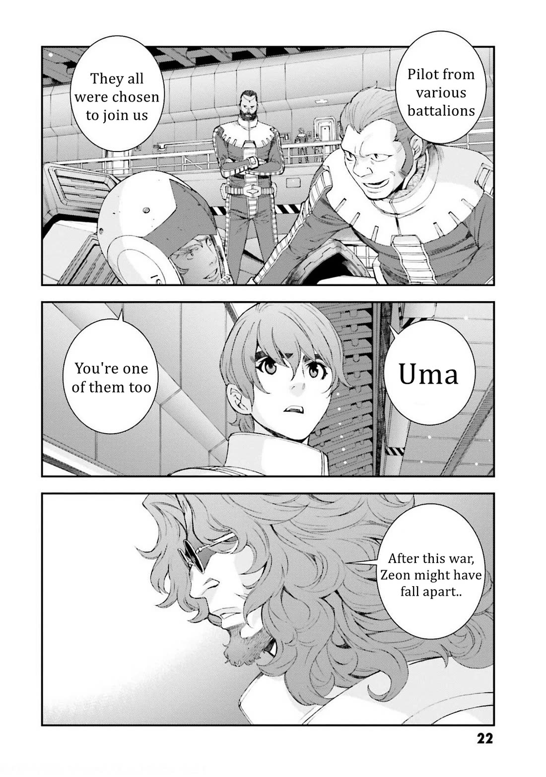 Kidou Senshi Gundam MSV-R: Johnny Ridden no Kikan Chapter 101 page 20 - Chapter 101: TO REDO