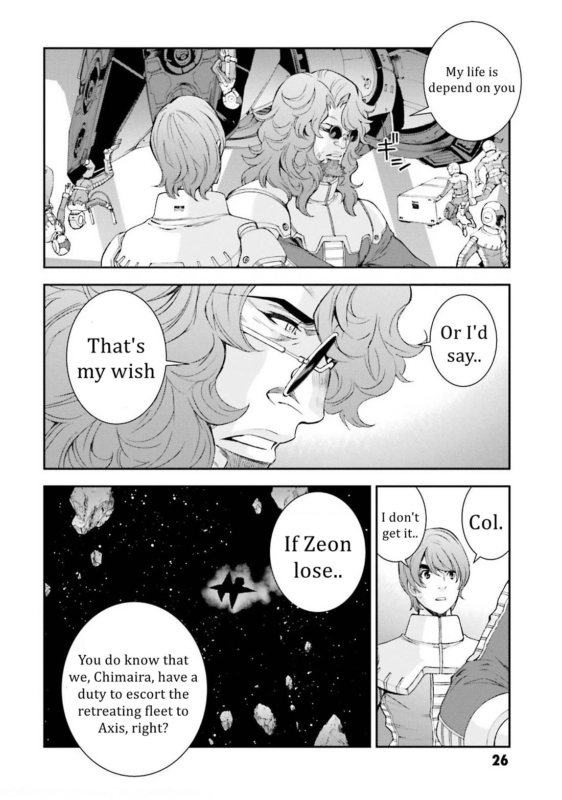 Kidou Senshi Gundam MSV-R: Johnny Ridden no Kikan Chapter 101 page 24 - Chapter 101: TO REDO