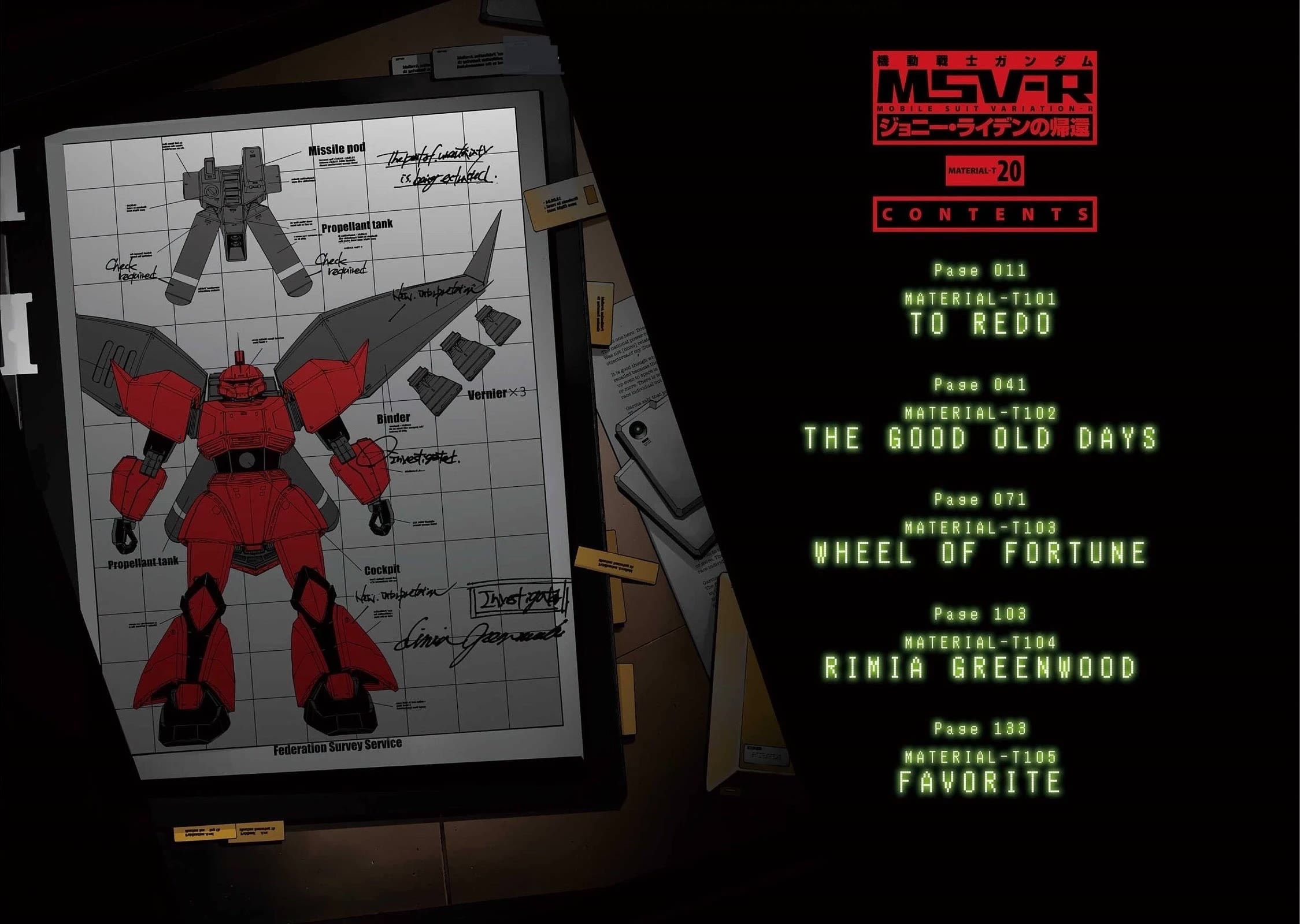 Kidou Senshi Gundam MSV-R: Johnny Ridden no Kikan Chapter 101 page 3 - Chapter 101: TO REDO