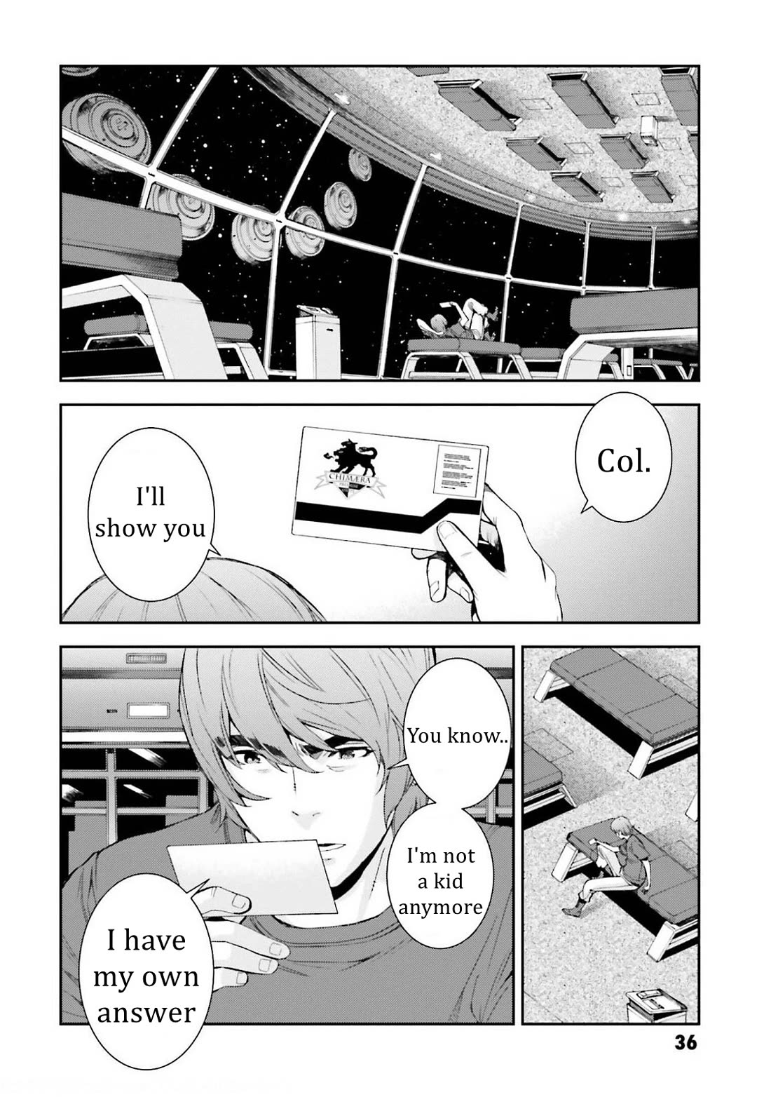 Kidou Senshi Gundam MSV-R: Johnny Ridden no Kikan Chapter 101 page 34 - Chapter 101: TO REDO