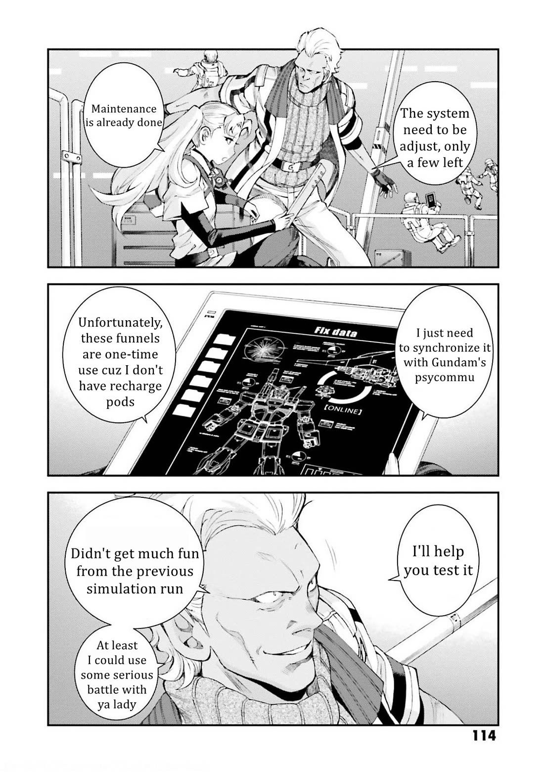 Kidou Senshi Gundam MSV-R: Johnny Ridden no Kikan Chapter 104 page 12 - Chapter 104: RIMIA GREENWOOD