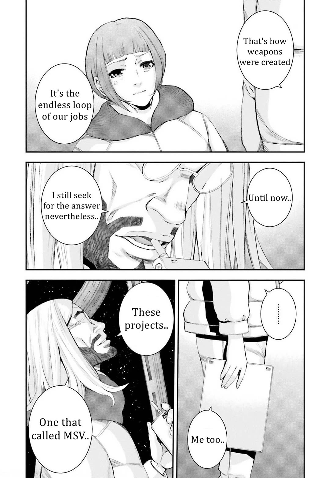 Kidou Senshi Gundam MSV-R: Johnny Ridden no Kikan Chapter 104 page 27 - Chapter 104: RIMIA GREENWOOD