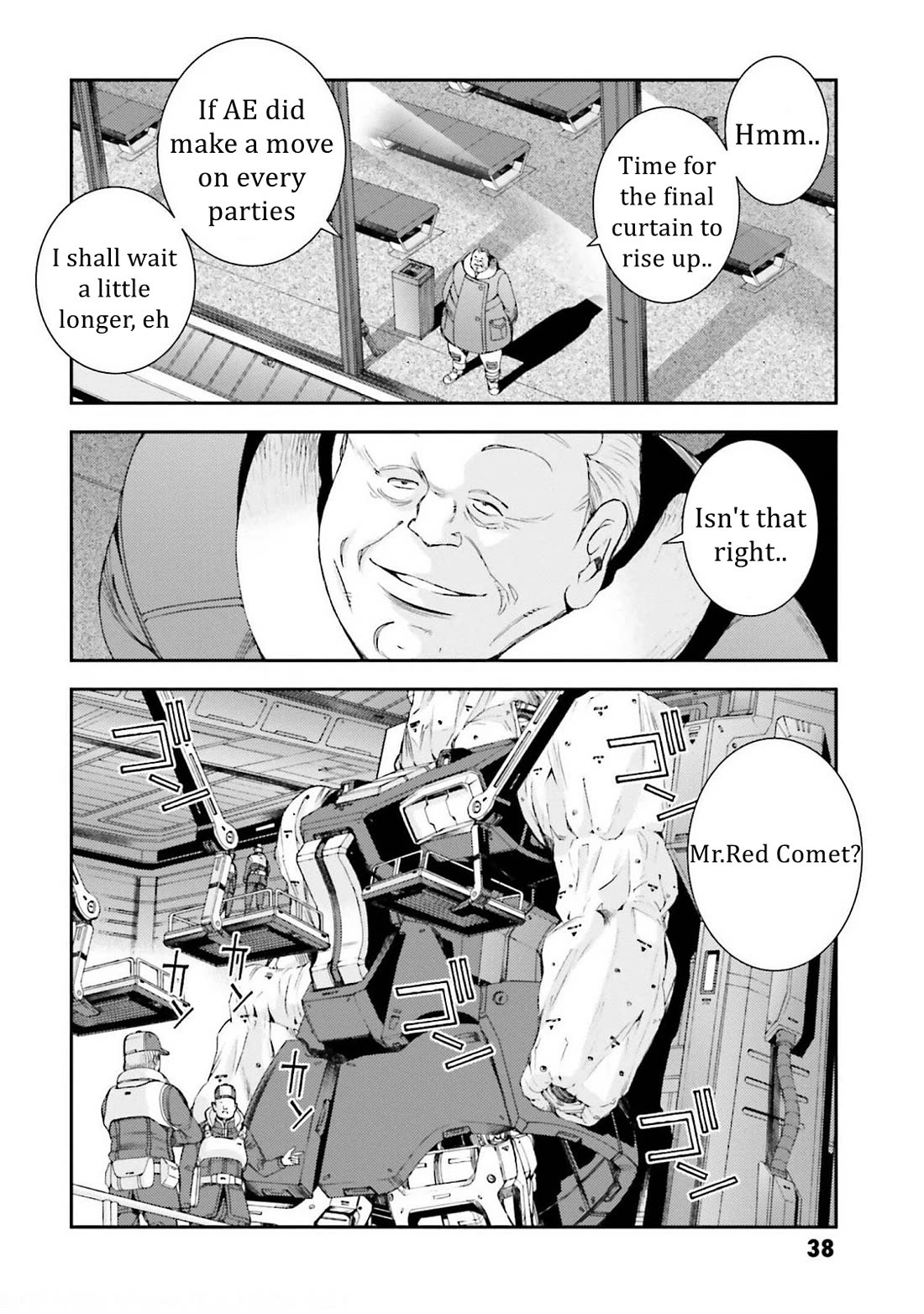 Kidou Senshi Gundam MSV-R: Johnny Ridden no Kikan Chapter 106 page 35 - Chapter 106: THE BEGINNING OF THE END