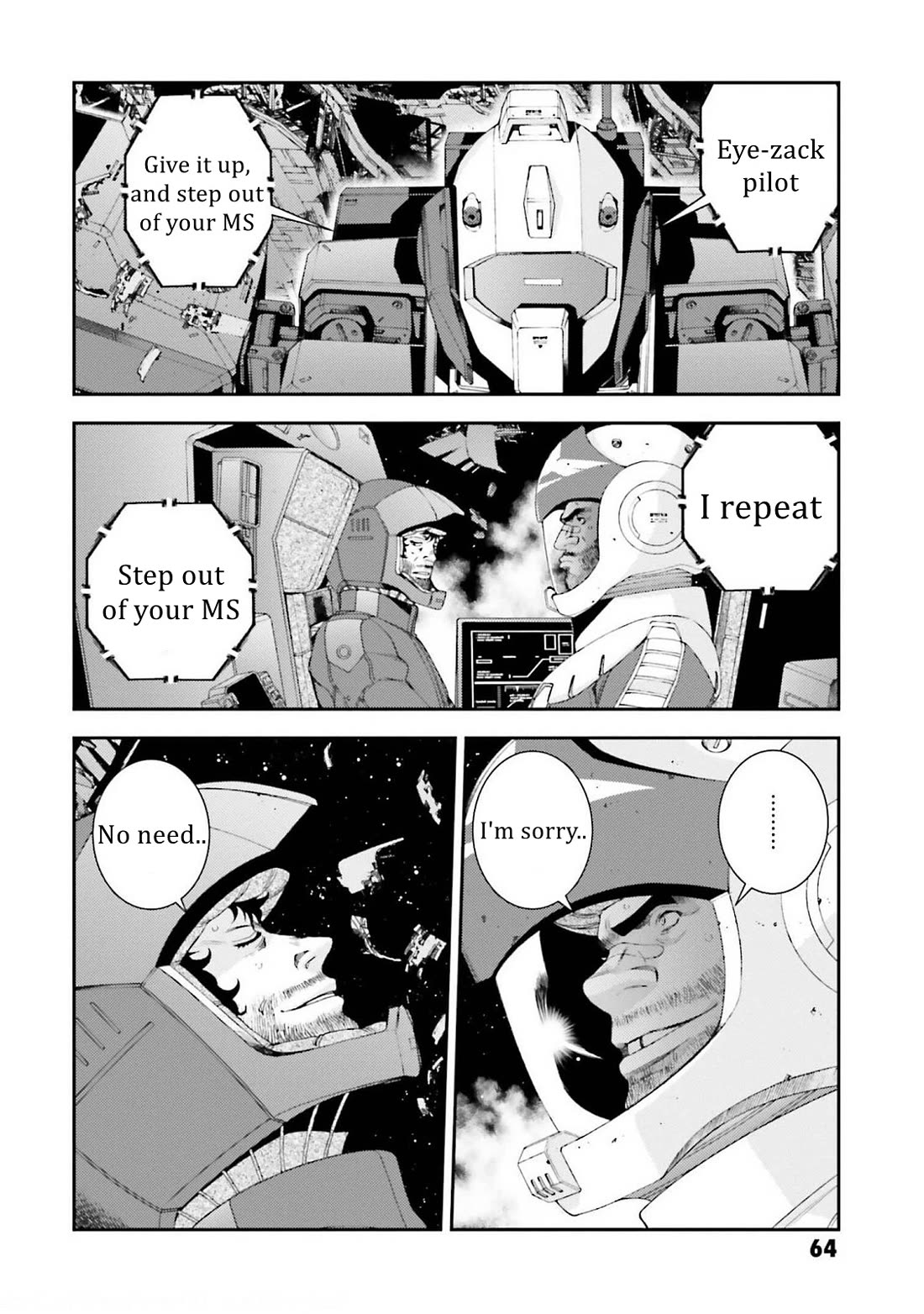 Kidou Senshi Gundam MSV-R: Johnny Ridden no Kikan Chapter 107 page 18 - Chapter 107: DO ONE"S DUTY