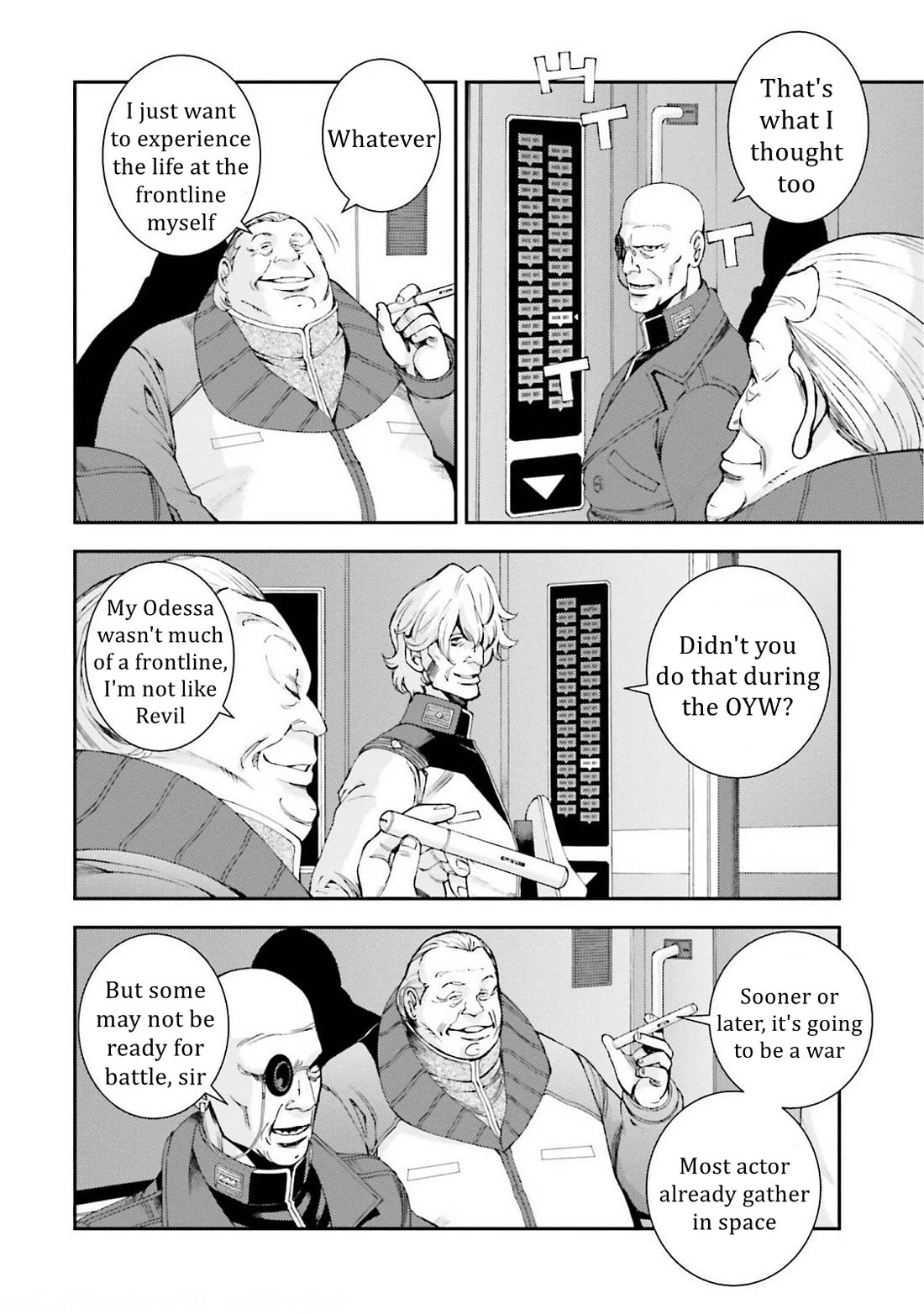 Kidou Senshi Gundam MSV-R: Johnny Ridden no Kikan Chapter 108 page 14 - Chapter 108: CARETAKERS