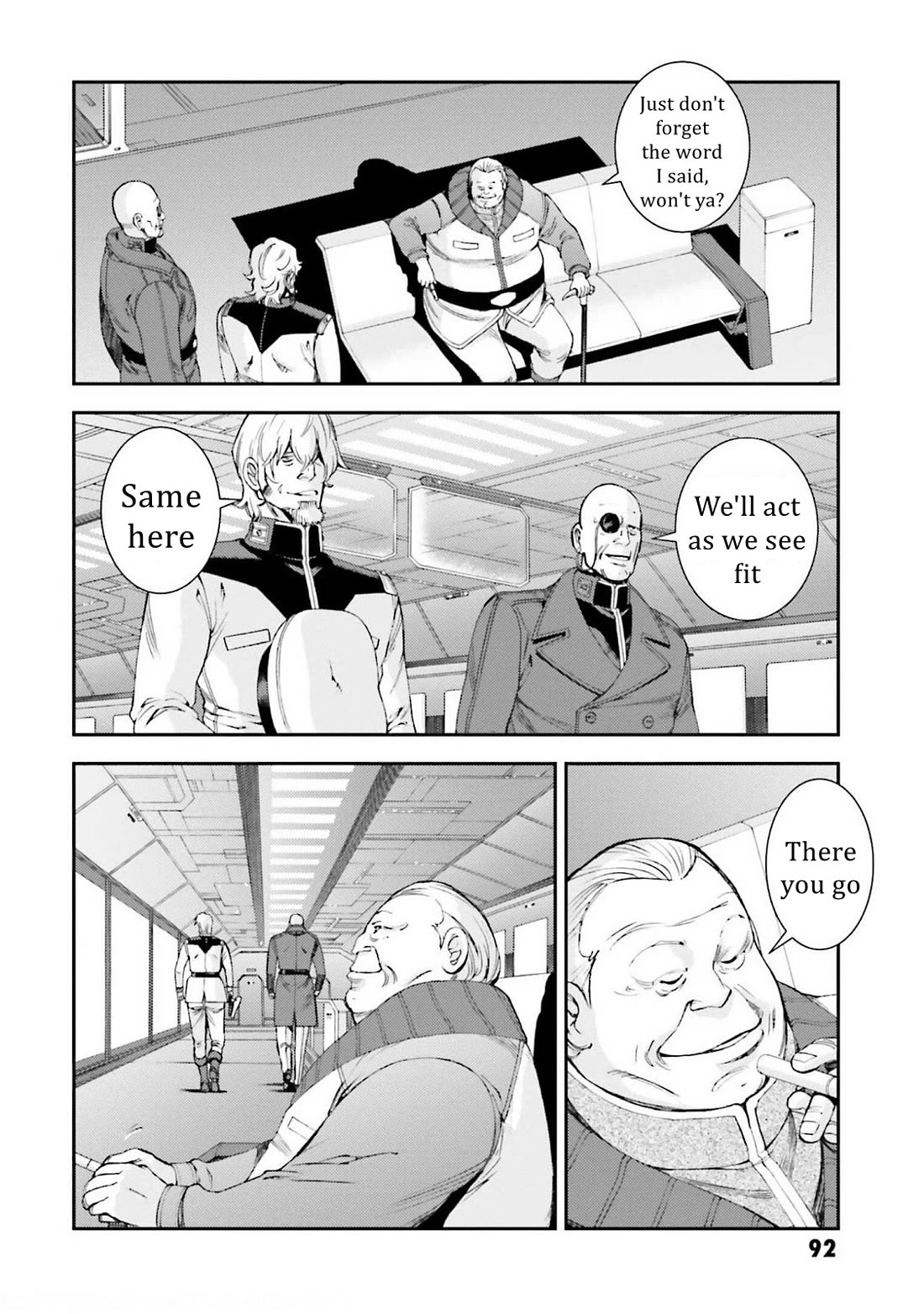 Kidou Senshi Gundam MSV-R: Johnny Ridden no Kikan Chapter 108 page 16 - Chapter 108: CARETAKERS