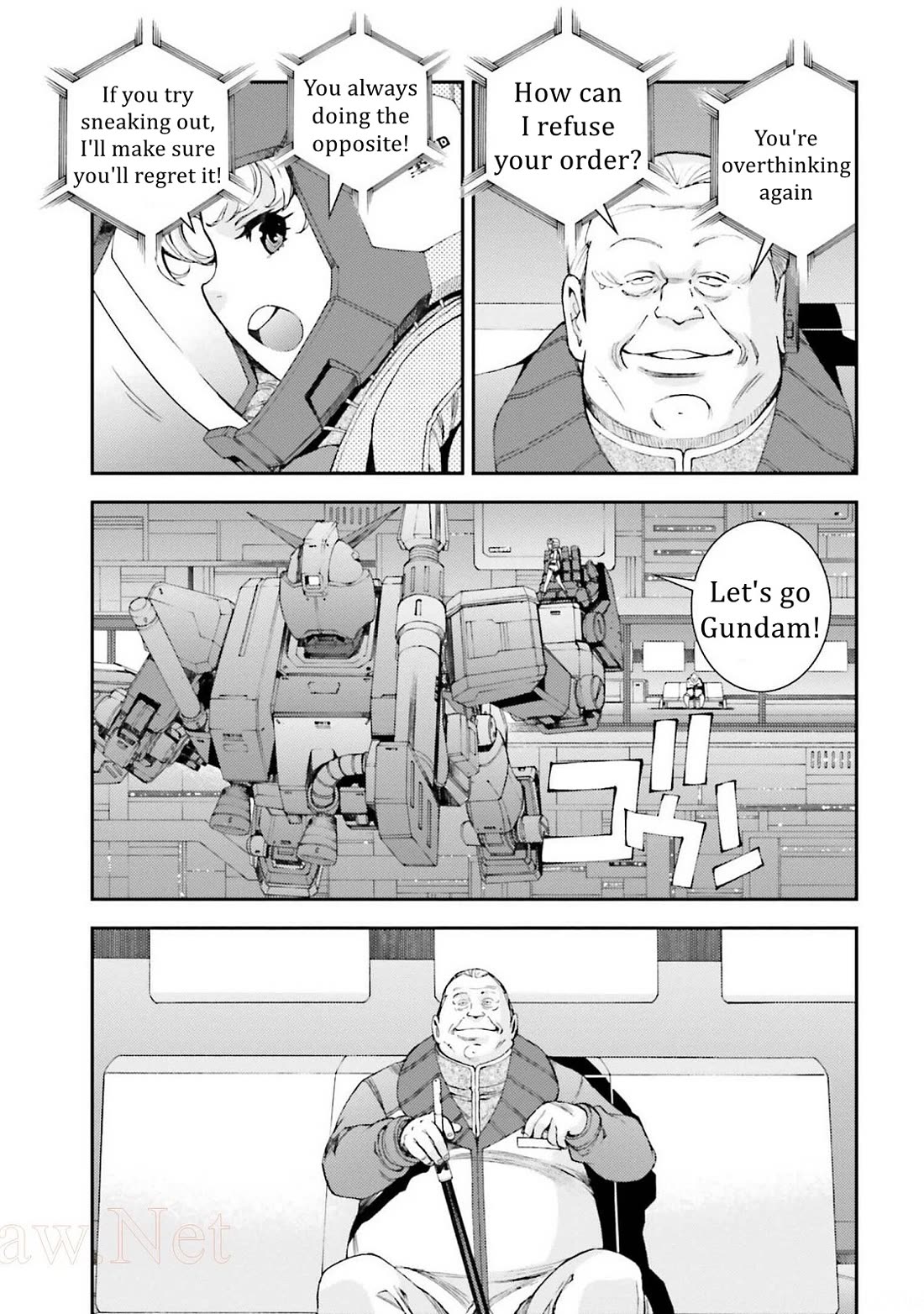 Kidou Senshi Gundam MSV-R: Johnny Ridden no Kikan Chapter 108 page 19 - Chapter 108: CARETAKERS