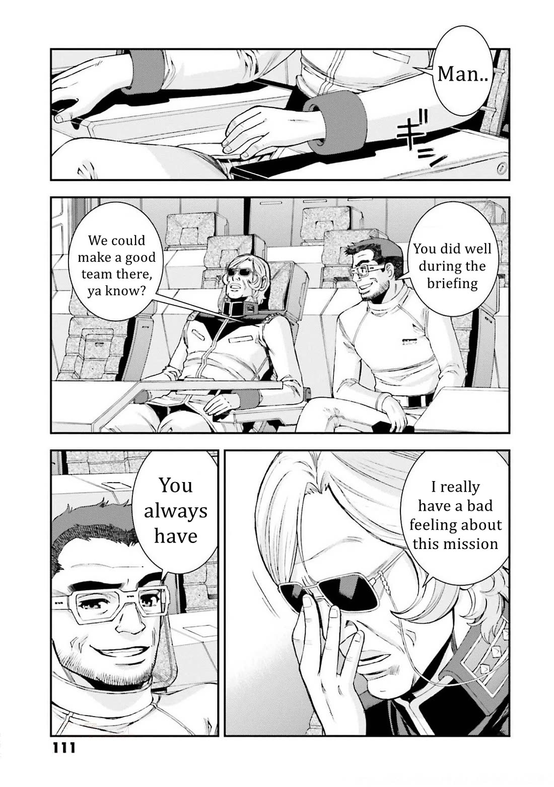 Kidou Senshi Gundam MSV-R: Johnny Ridden no Kikan Chapter 109 page 13 - Chapter 109: ON THE WAY...