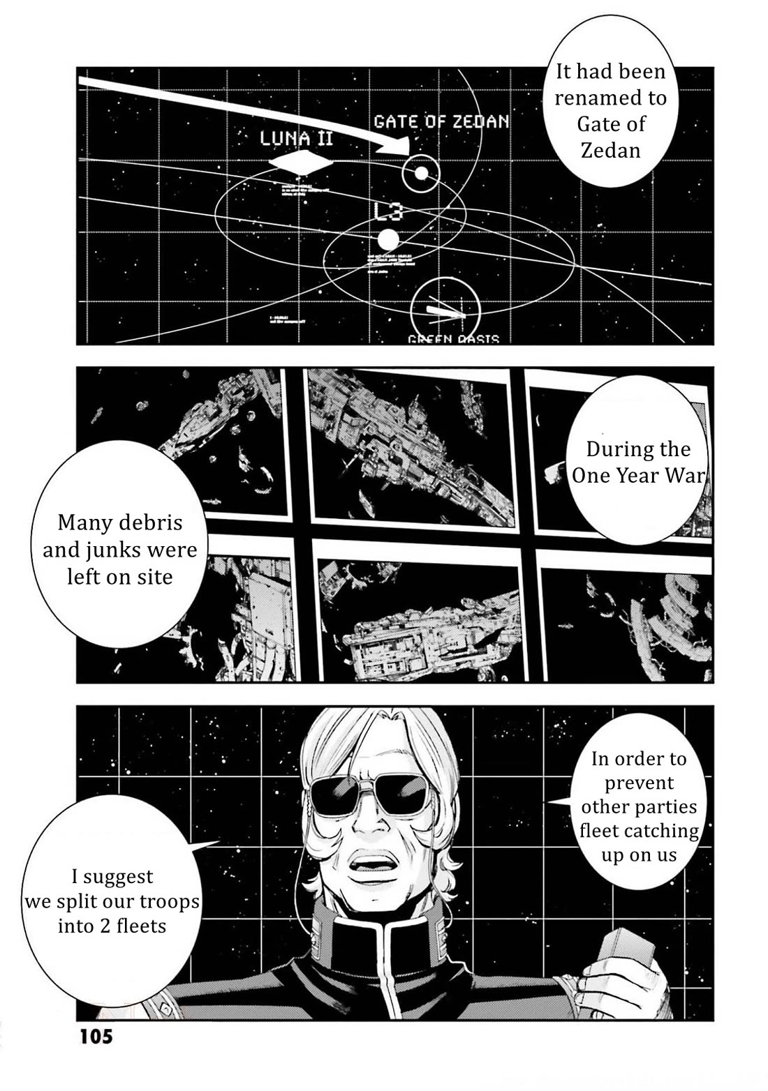 Kidou Senshi Gundam MSV-R: Johnny Ridden no Kikan Chapter 109 page 7 - Chapter 109: ON THE WAY...