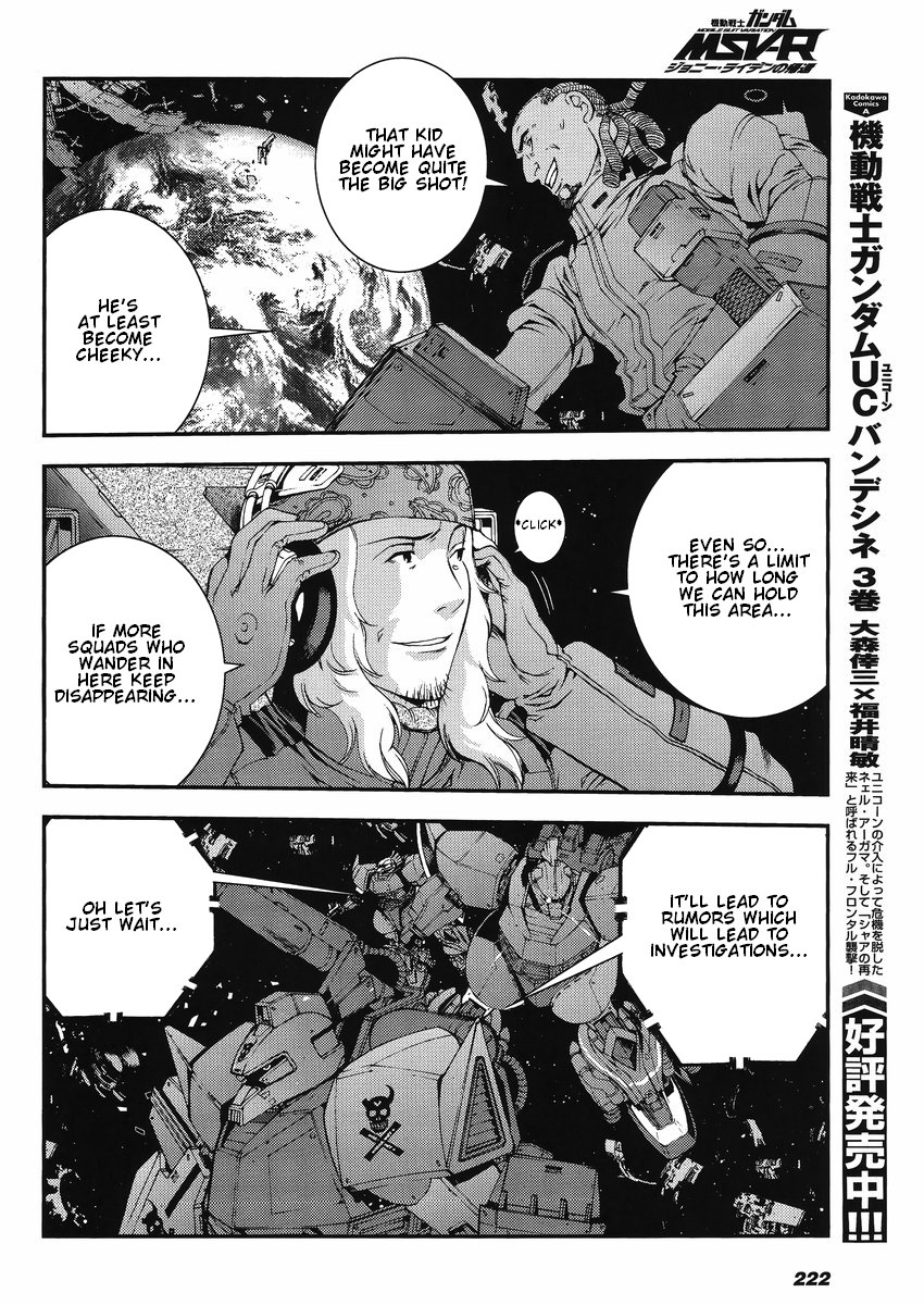 Kidou Senshi Gundam MSV-R: Johnny Ridden no Kikan Chapter 11 page 20 - Chapter 11: PLAYERS