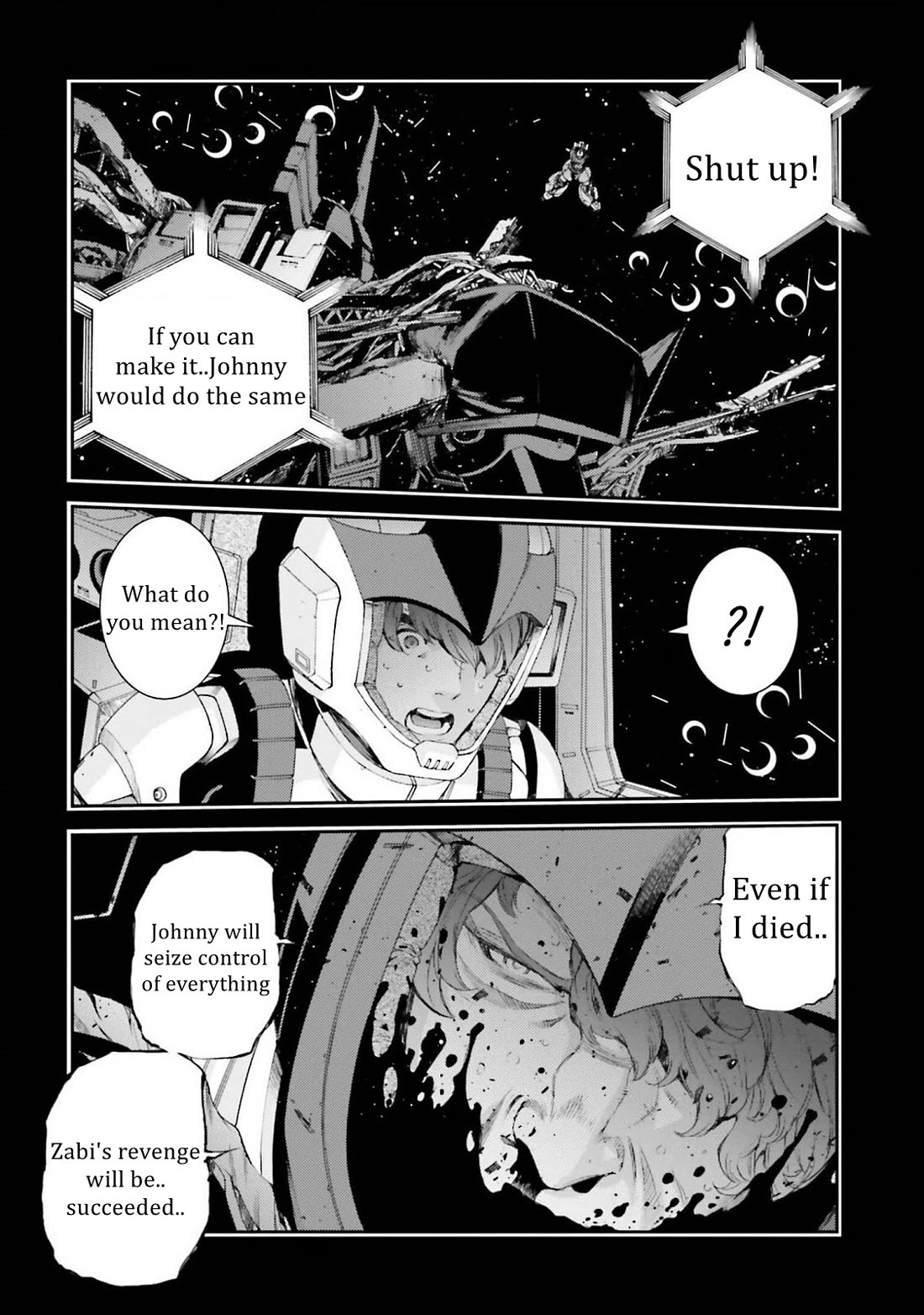 Kidou Senshi Gundam MSV-R: Johnny Ridden no Kikan Chapter 110 page 12 - Chapter 110: KARMA