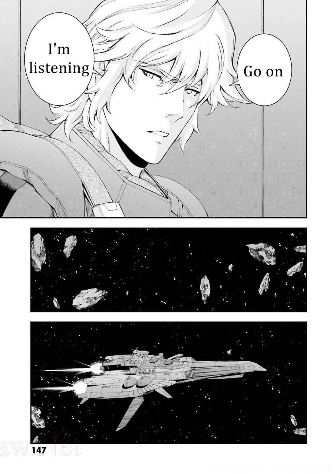 Kidou Senshi Gundam MSV-R: Johnny Ridden no Kikan Chapter 110 page 19 - Chapter 110: KARMA