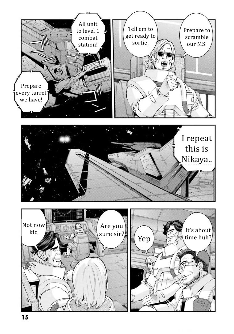 Kidou Senshi Gundam MSV-R: Johnny Ridden no Kikan Chapter 111 page 13 - Chapter 111: CARRYING OUT