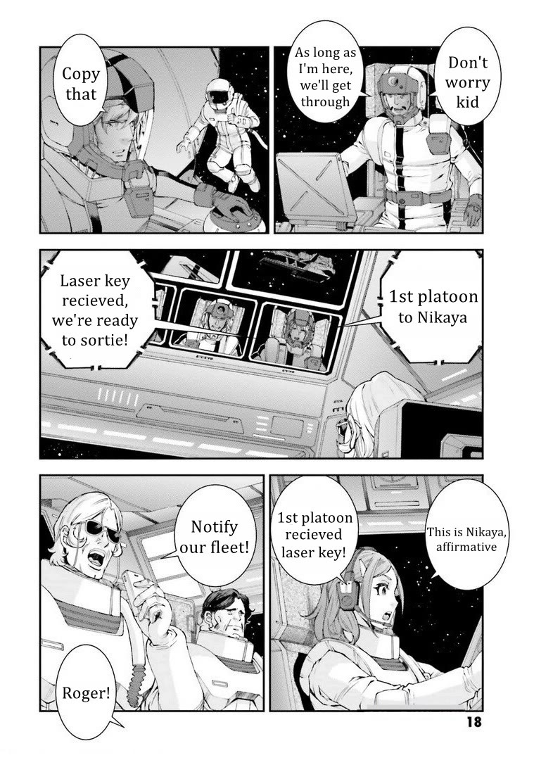 Kidou Senshi Gundam MSV-R: Johnny Ridden no Kikan Chapter 111 page 16 - Chapter 111: CARRYING OUT