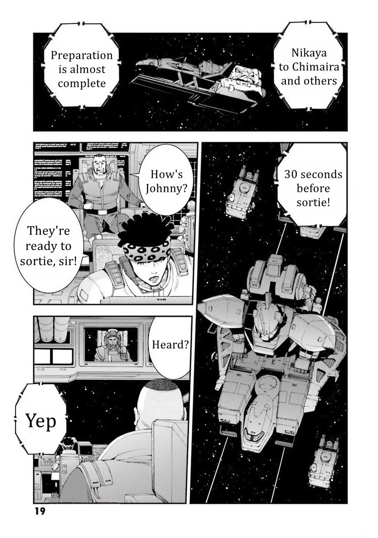 Kidou Senshi Gundam MSV-R: Johnny Ridden no Kikan Chapter 111 page 17 - Chapter 111: CARRYING OUT