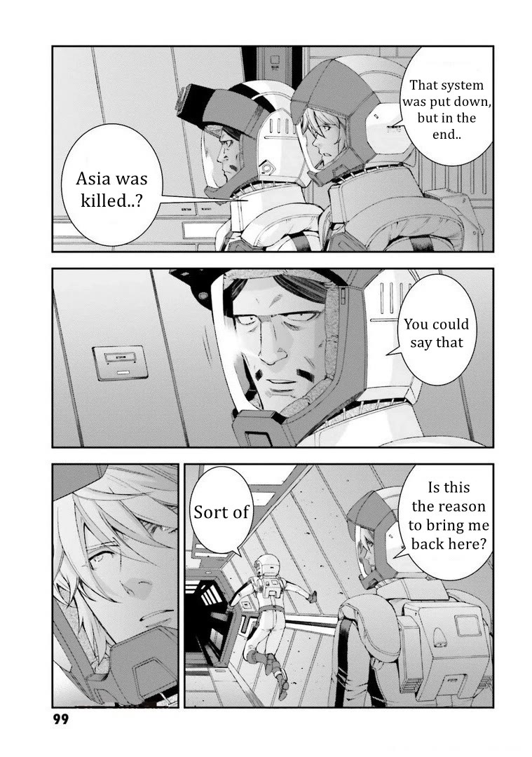 Kidou Senshi Gundam MSV-R: Johnny Ridden no Kikan Chapter 114 page 21 - Chapter 114: THE REASON