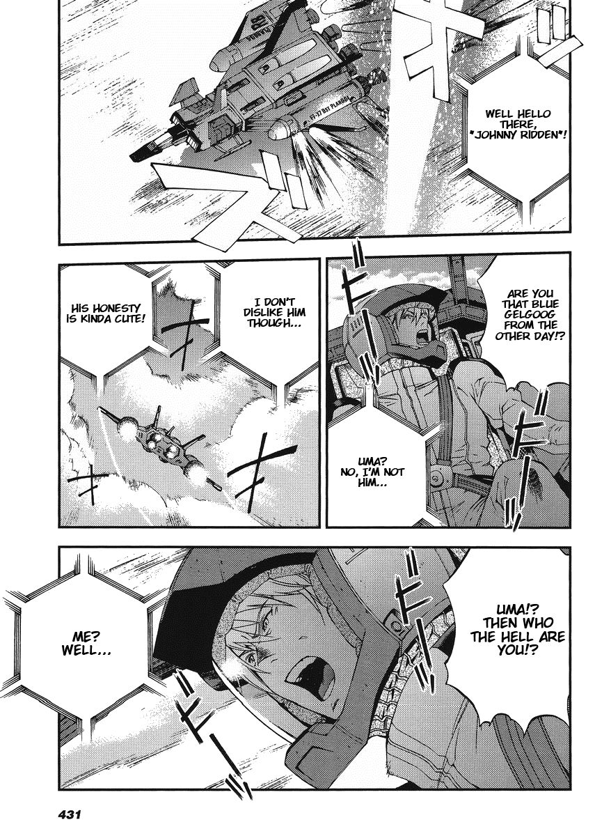 Kidou Senshi Gundam MSV-R: Johnny Ridden no Kikan Chapter 13 page 11 - Chapter 13: FUNNY CONTACT