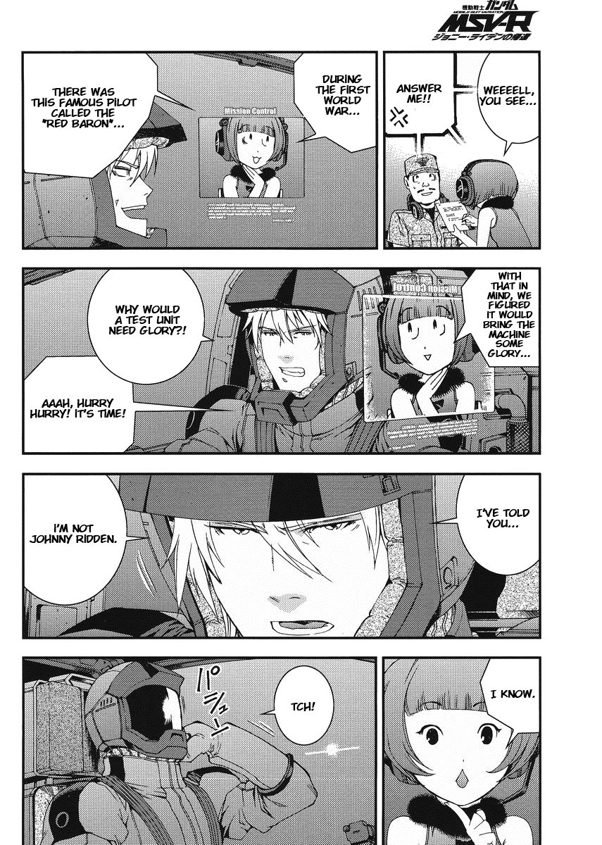 Kidou Senshi Gundam MSV-R: Johnny Ridden no Kikan Chapter 13 page 4 - Chapter 13: FUNNY CONTACT