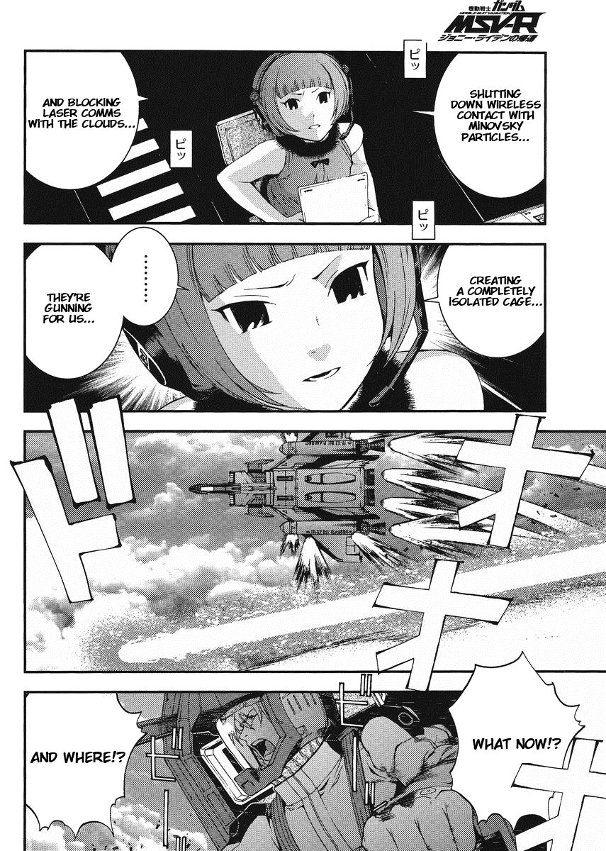 Kidou Senshi Gundam MSV-R: Johnny Ridden no Kikan Chapter 13 page 8 - Chapter 13: FUNNY CONTACT