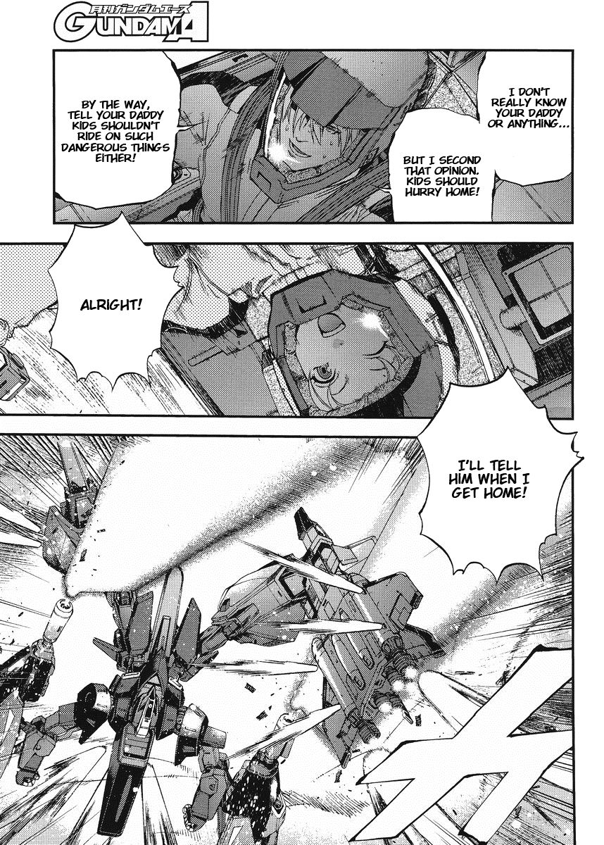Kidou Senshi Gundam MSV-R: Johnny Ridden no Kikan Chapter 14 page 11 - Chapter 14: FUNNY TALK
