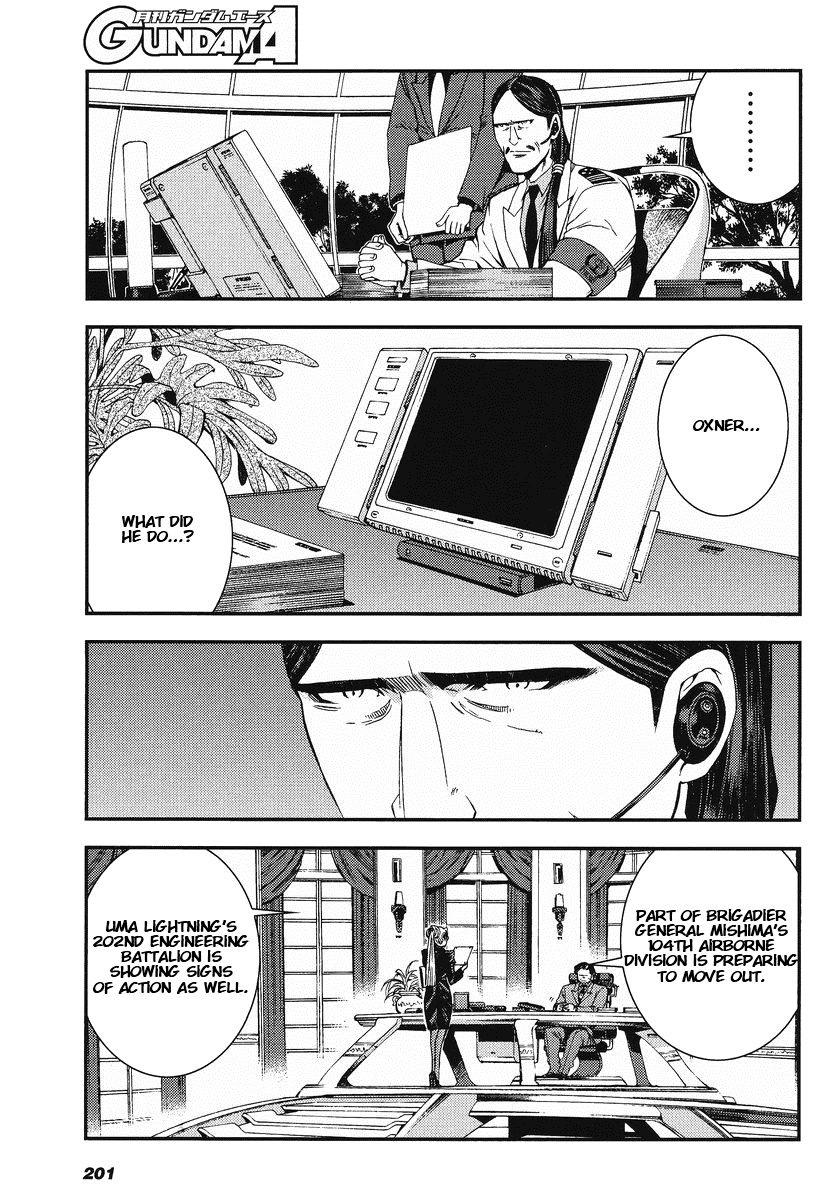 Kidou Senshi Gundam MSV-R: Johnny Ridden no Kikan Chapter 15 page 21 - Chapter 15: THREE SIDED CREST +1