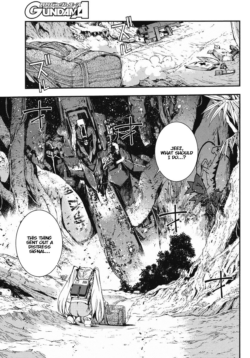 Kidou Senshi Gundam MSV-R: Johnny Ridden no Kikan Chapter 15 page 5 - Chapter 15: THREE SIDED CREST +1