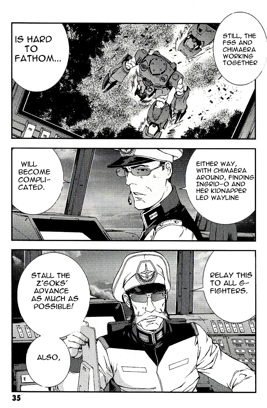 Kidou Senshi Gundam MSV-R: Johnny Ridden no Kikan Chapter 17 page 33 - Chapter 17: EXMAN