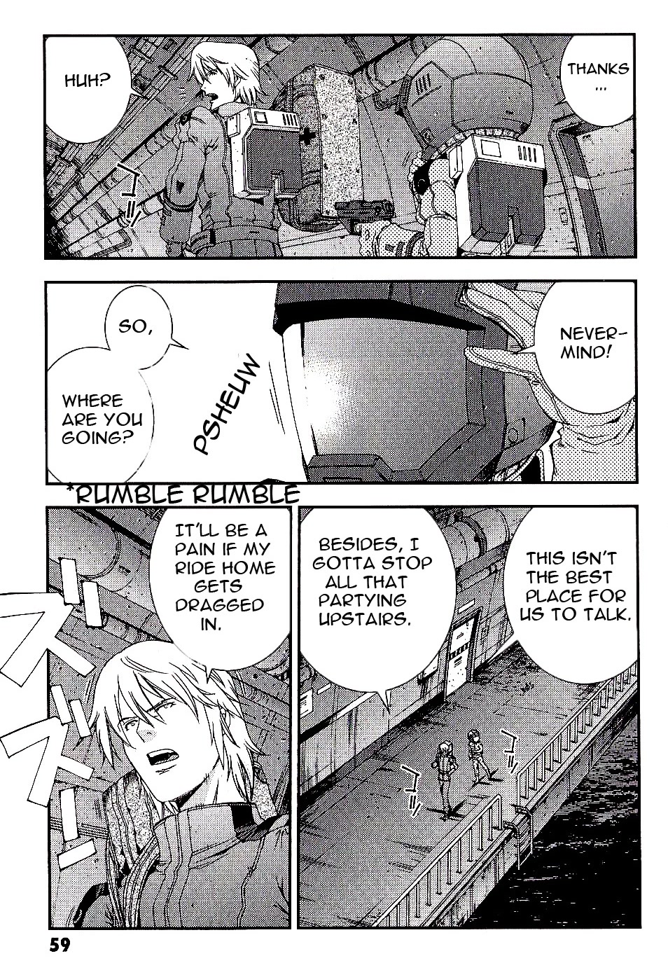 Kidou Senshi Gundam MSV-R: Johnny Ridden no Kikan Chapter 18 page 21 - Chapter 18: ARTIFICIAL NEWTYPE
