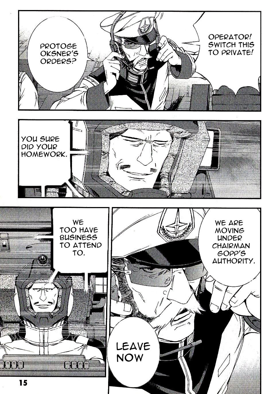 Kidou Senshi Gundam MSV-R: Johnny Ridden no Kikan Chapter 22 page 15 - Chapter 22: LARGE LOSS