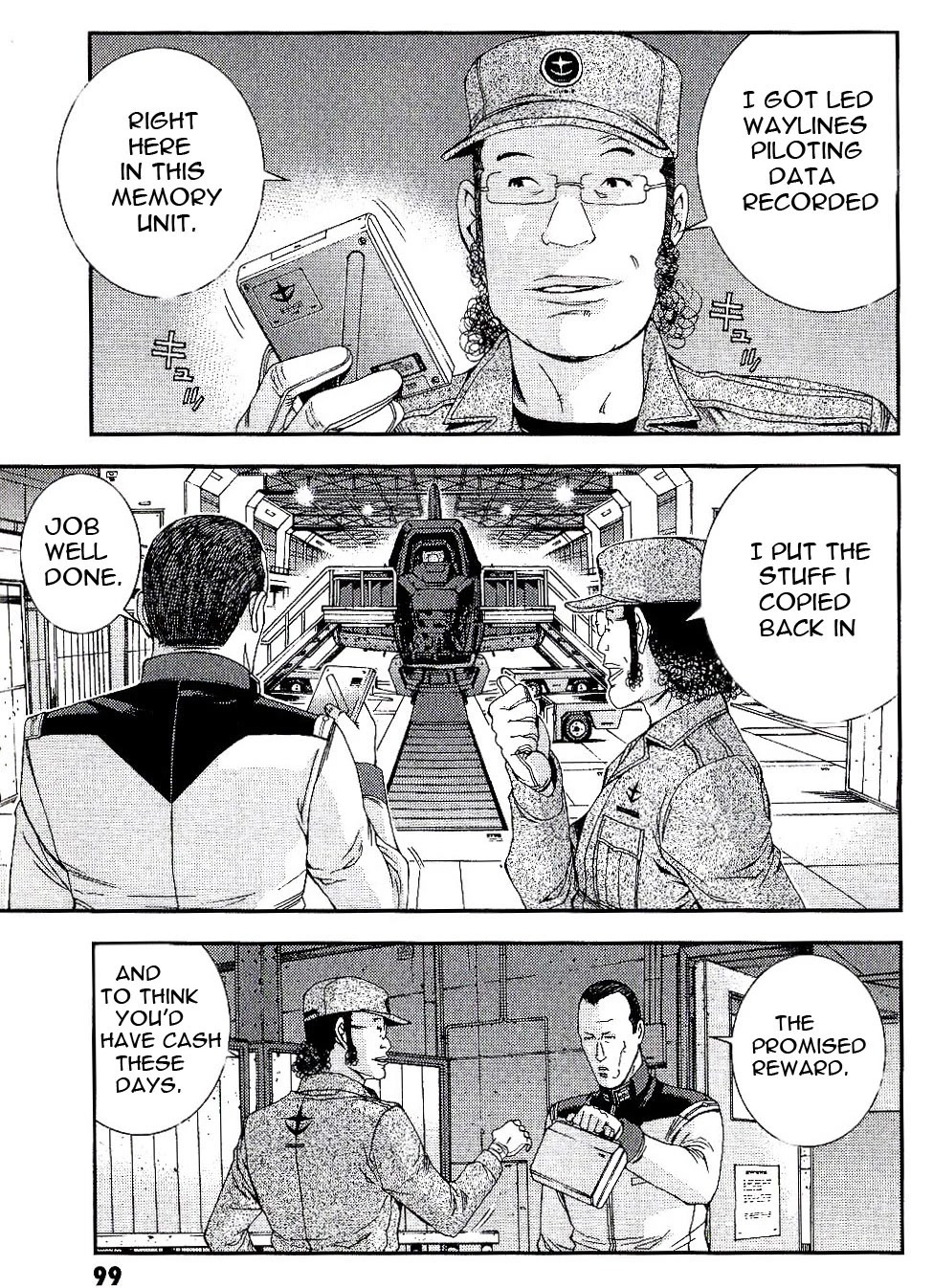 Kidou Senshi Gundam MSV-R: Johnny Ridden no Kikan Chapter 24 page 28 - Chapter 24: SIGNAL
