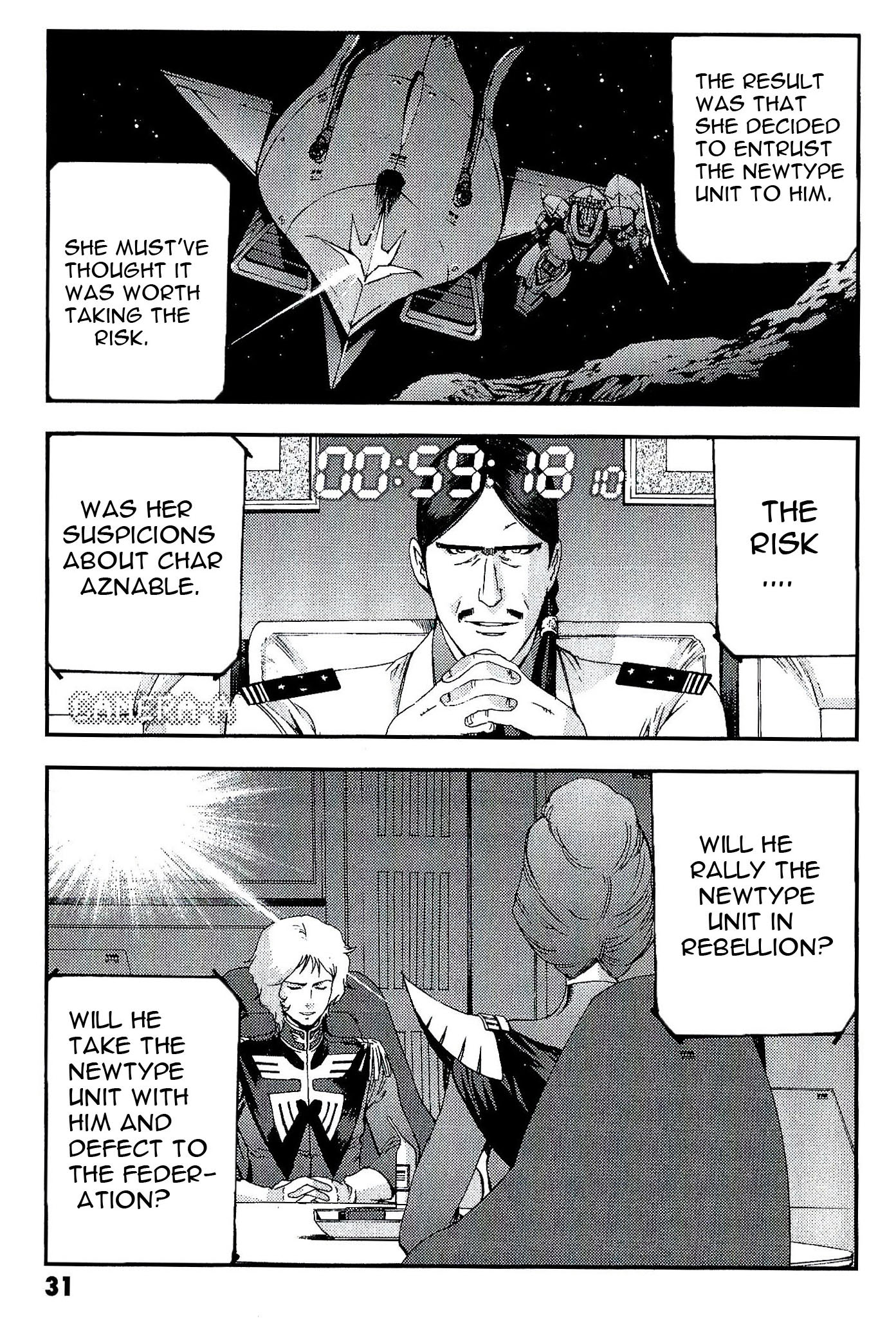 Kidou Senshi Gundam MSV-R: Johnny Ridden no Kikan Chapter 28 page 32 - Chapter 28: NEW LIMIT