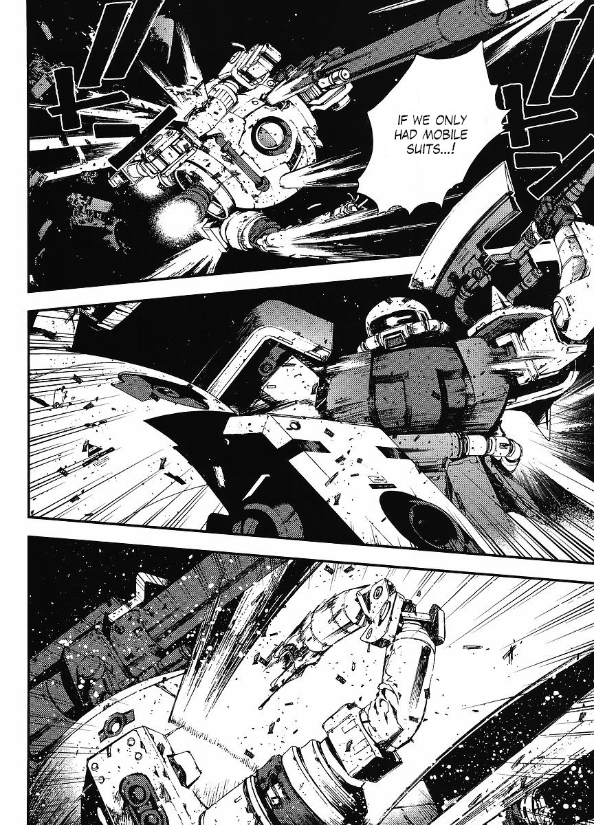 Kidou Senshi Gundam MSV-R: Johnny Ridden no Kikan Chapter 3 page 28 - Chapter 3: EMBLEM