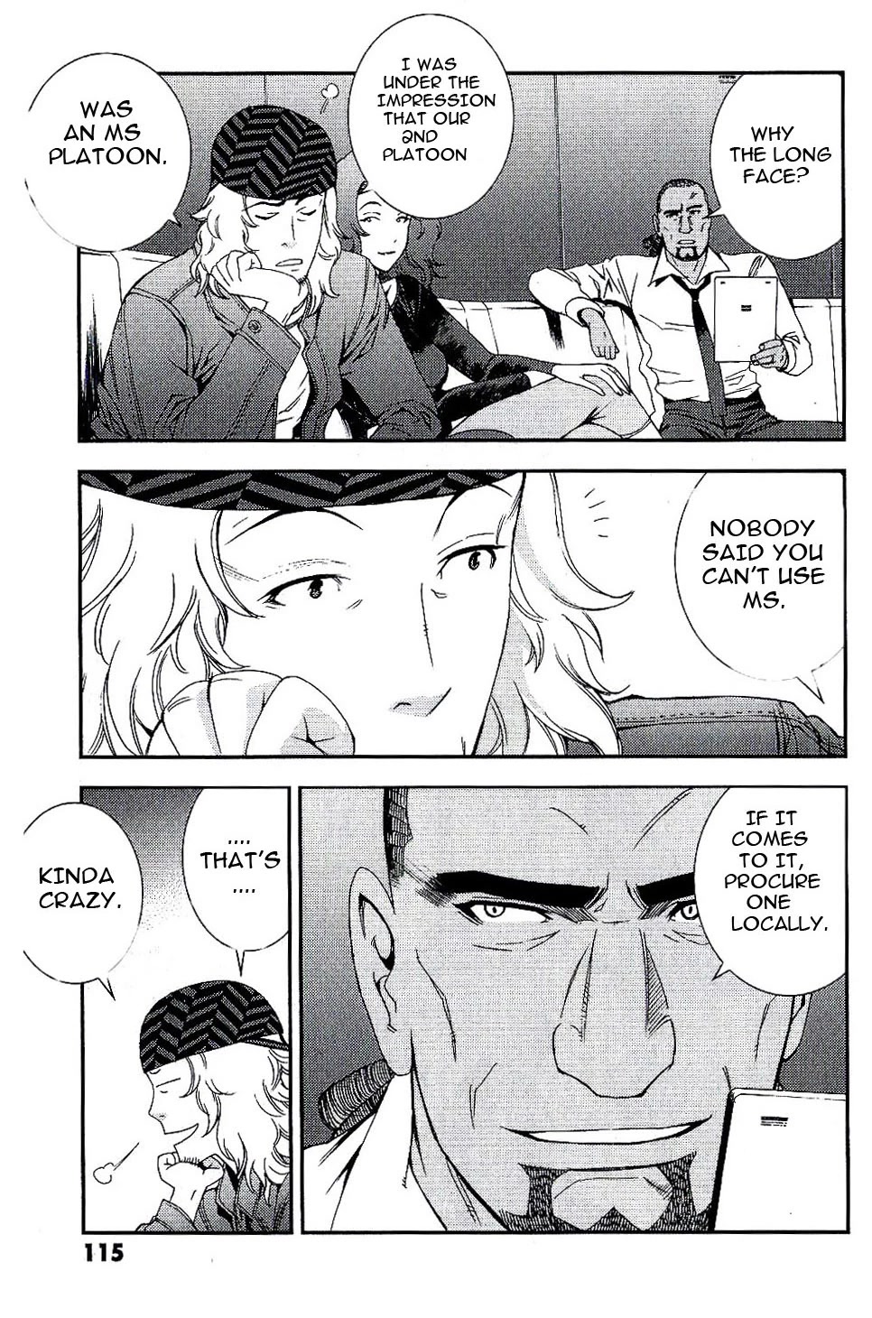 Kidou Senshi Gundam MSV-R: Johnny Ridden no Kikan Chapter 31 page 17 - Chapter 31: BLUE BLOOD