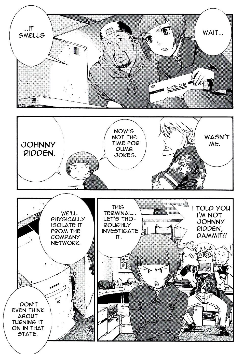 Kidou Senshi Gundam MSV-R: Johnny Ridden no Kikan Chapter 31 page 7 - Chapter 31: BLUE BLOOD