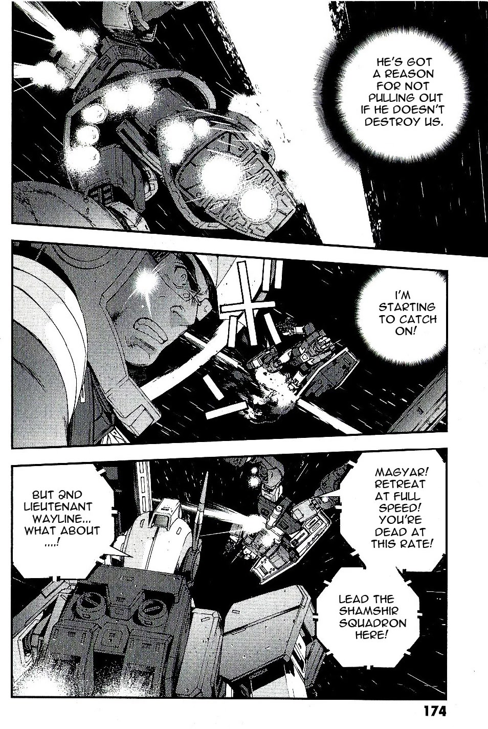 Kidou Senshi Gundam MSV-R: Johnny Ridden no Kikan Chapter 33 page 15 - Chapter 33: SUSPICIOUS