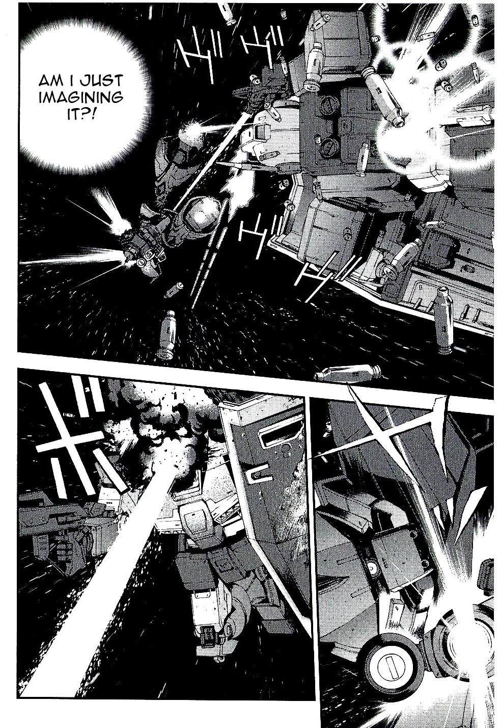 Kidou Senshi Gundam MSV-R: Johnny Ridden no Kikan Chapter 33 page 17 - Chapter 33: SUSPICIOUS