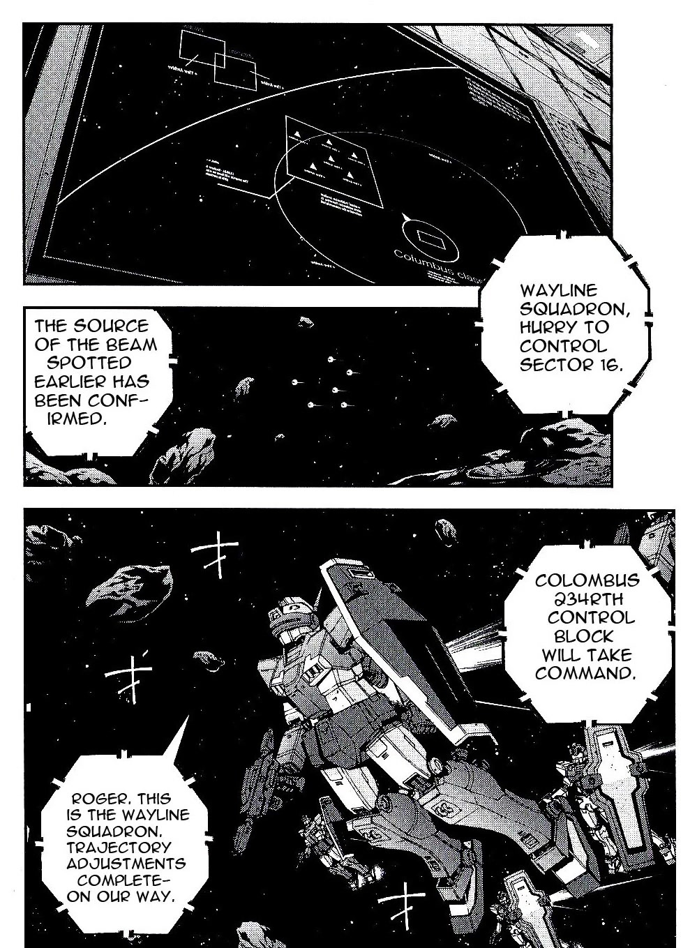 Kidou Senshi Gundam MSV-R: Johnny Ridden no Kikan Chapter 33 page 2 - Chapter 33: SUSPICIOUS