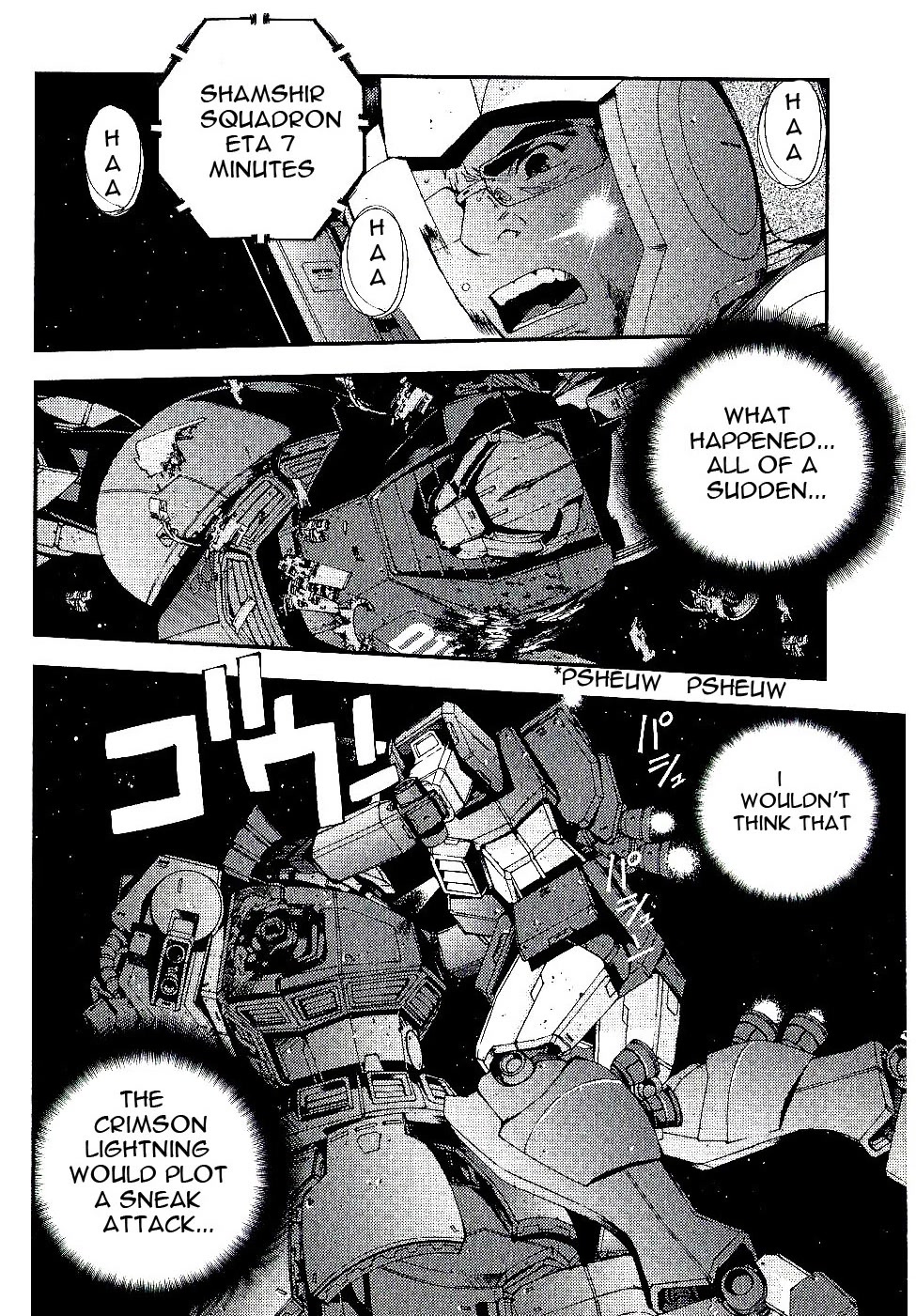 Kidou Senshi Gundam MSV-R: Johnny Ridden no Kikan Chapter 33 page 21 - Chapter 33: SUSPICIOUS