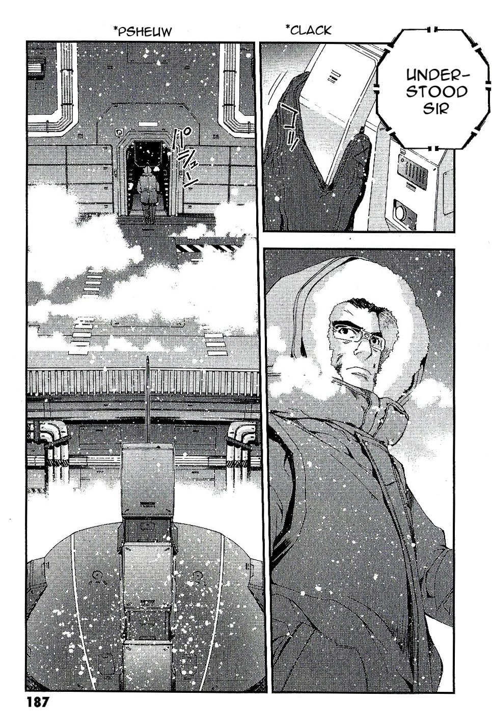 Kidou Senshi Gundam MSV-R: Johnny Ridden no Kikan Chapter 33 page 28 - Chapter 33: SUSPICIOUS