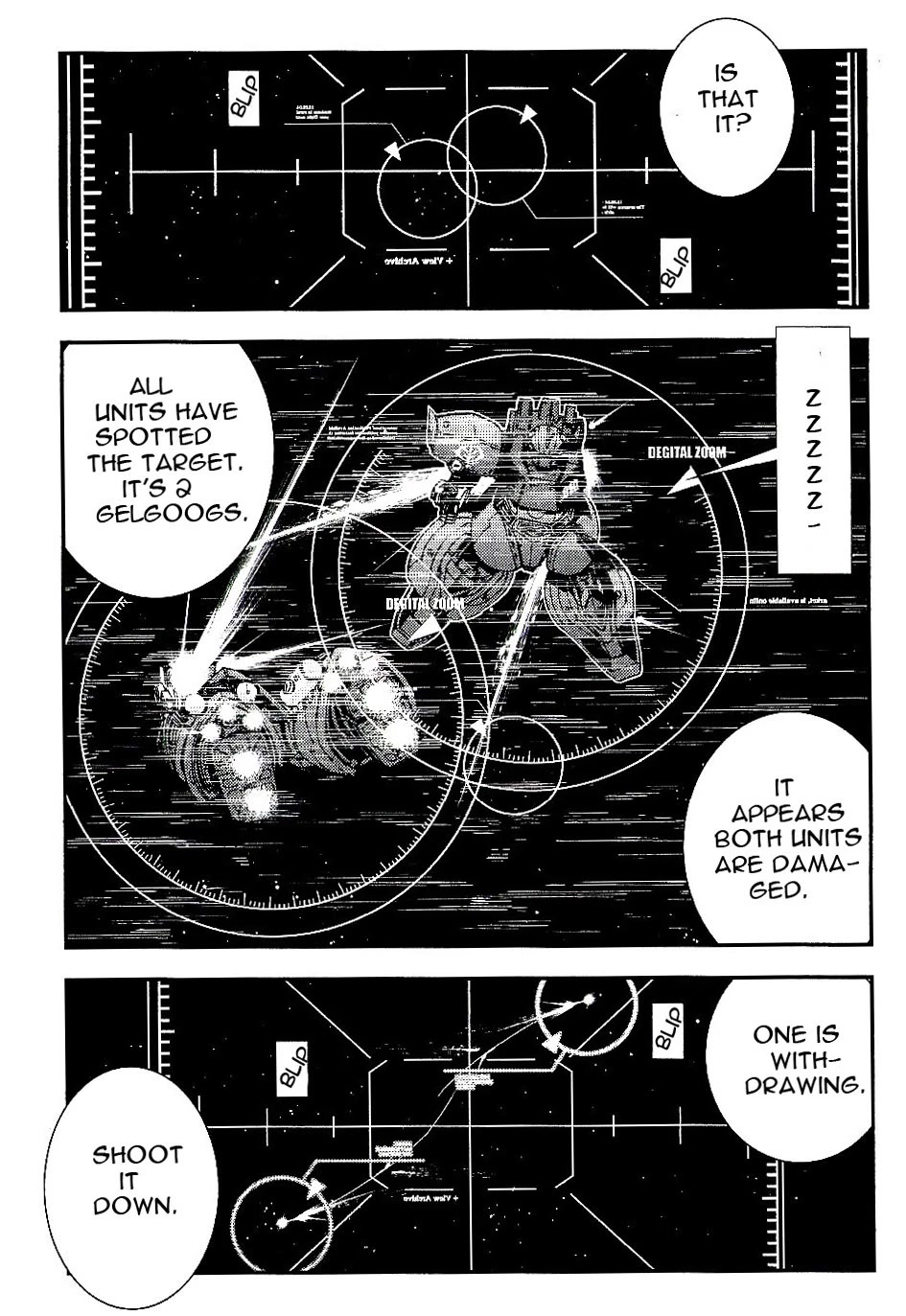 Kidou Senshi Gundam MSV-R: Johnny Ridden no Kikan Chapter 33 page 5 - Chapter 33: SUSPICIOUS