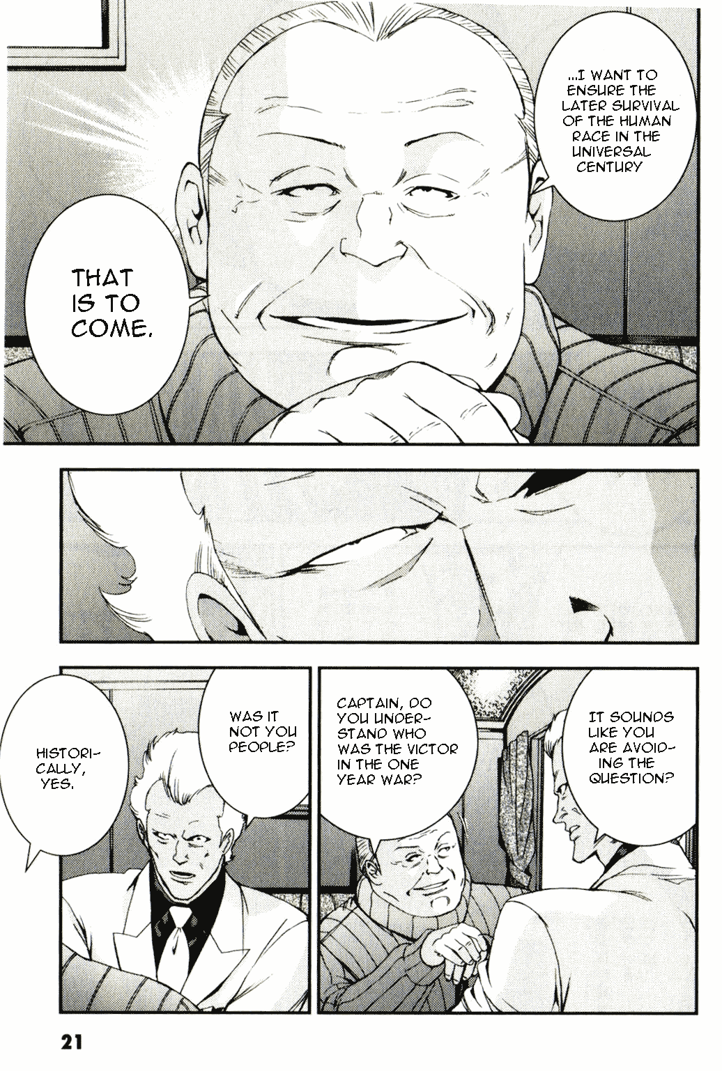 Kidou Senshi Gundam MSV-R: Johnny Ridden no Kikan Chapter 34 page 21 - Chapter 34: ORGANIZE