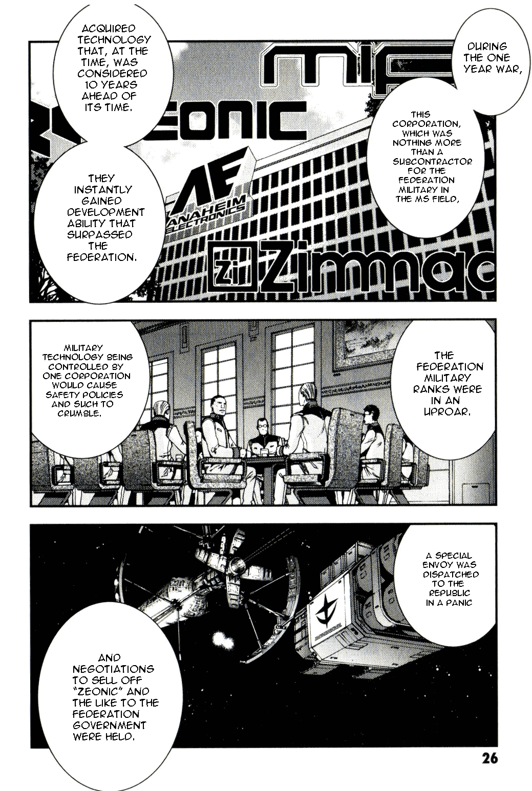 Kidou Senshi Gundam MSV-R: Johnny Ridden no Kikan Chapter 34 page 26 - Chapter 34: ORGANIZE