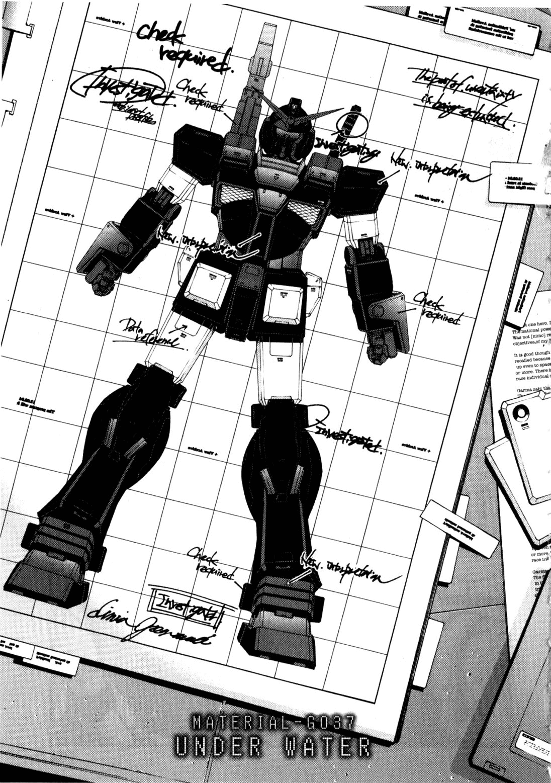 Kidou Senshi Gundam MSV-R: Johnny Ridden no Kikan Chapter 37 page 1 - Chapter 37: UNDER WATER