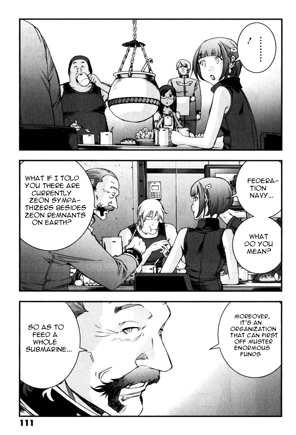 Kidou Senshi Gundam MSV-R: Johnny Ridden no Kikan Chapter 37 page 11 - Chapter 37: UNDER WATER