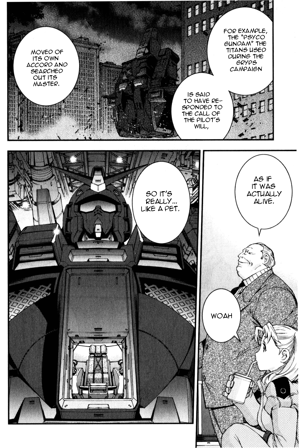 Kidou Senshi Gundam MSV-R: Johnny Ridden no Kikan Chapter 37 page 27 - Chapter 37: UNDER WATER