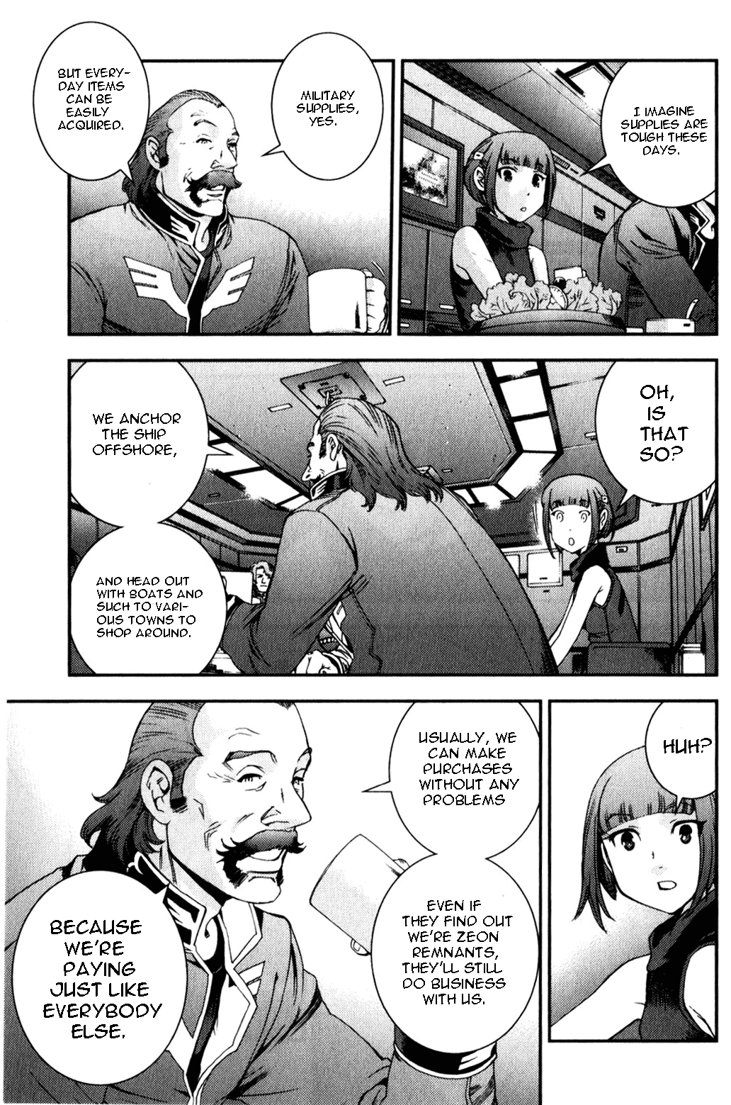 Kidou Senshi Gundam MSV-R: Johnny Ridden no Kikan Chapter 37 page 9 - Chapter 37: UNDER WATER