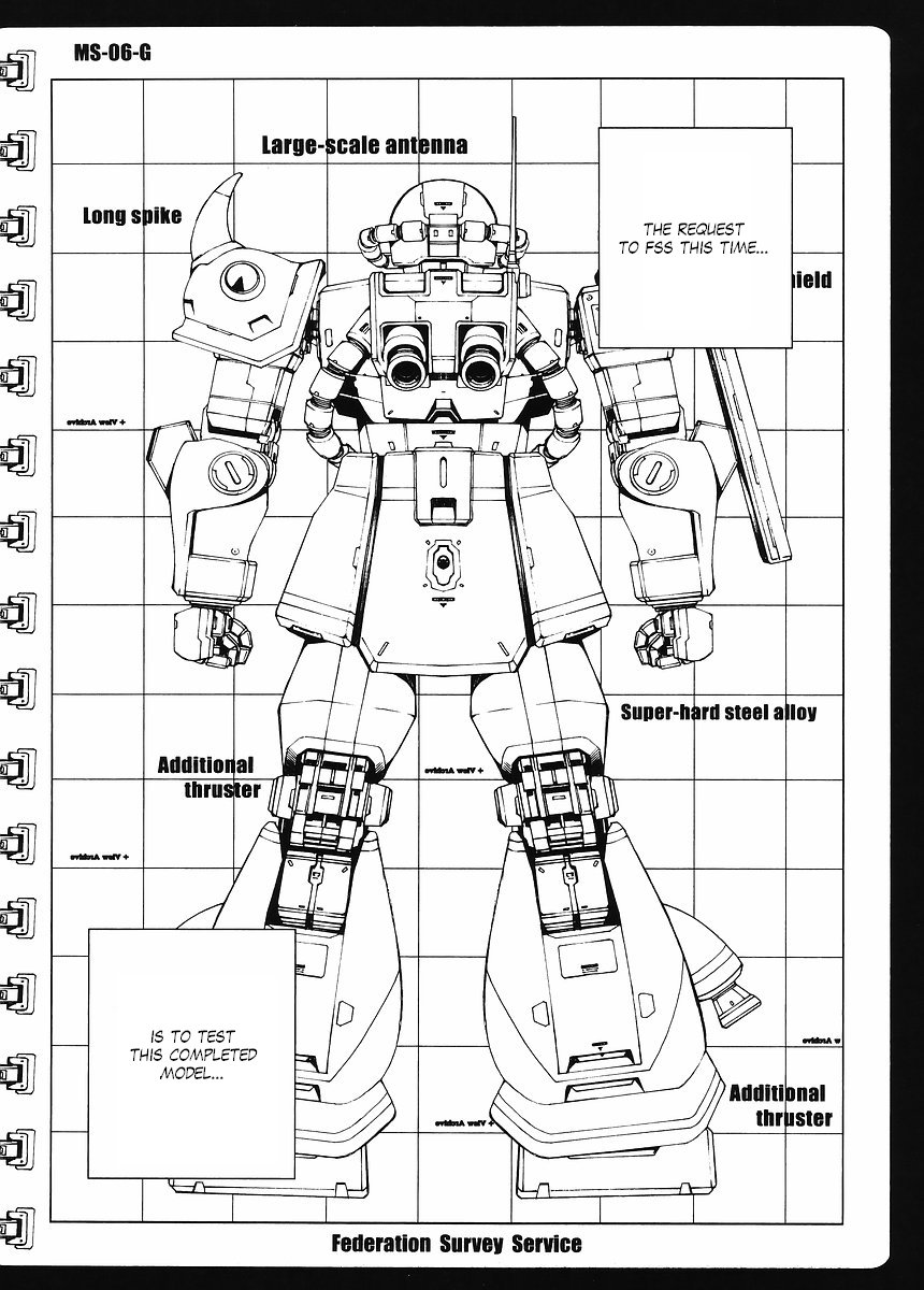 Kidou Senshi Gundam MSV-R: Johnny Ridden no Kikan Chapter 4 page 26 - Chapter 4: 3 ON 3